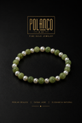 Pulsera Perla Natural y China Jade
