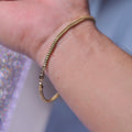 Pulsera Franco 2mm en Oro Semi Sólido