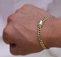 Pulsera Cubana 10k 6.5mm 7.5”